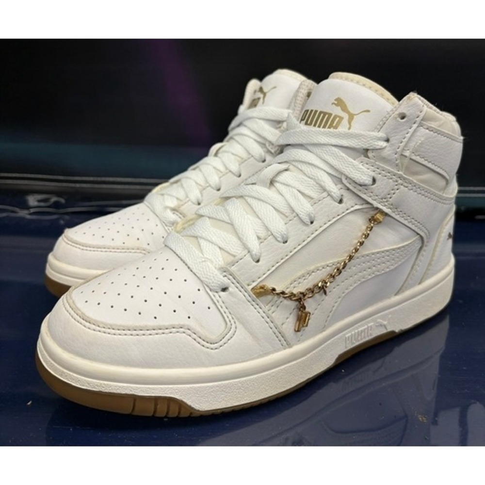 Puma Rebound Layup High White (2024) 399165-01 Mens sneakers size 4.5